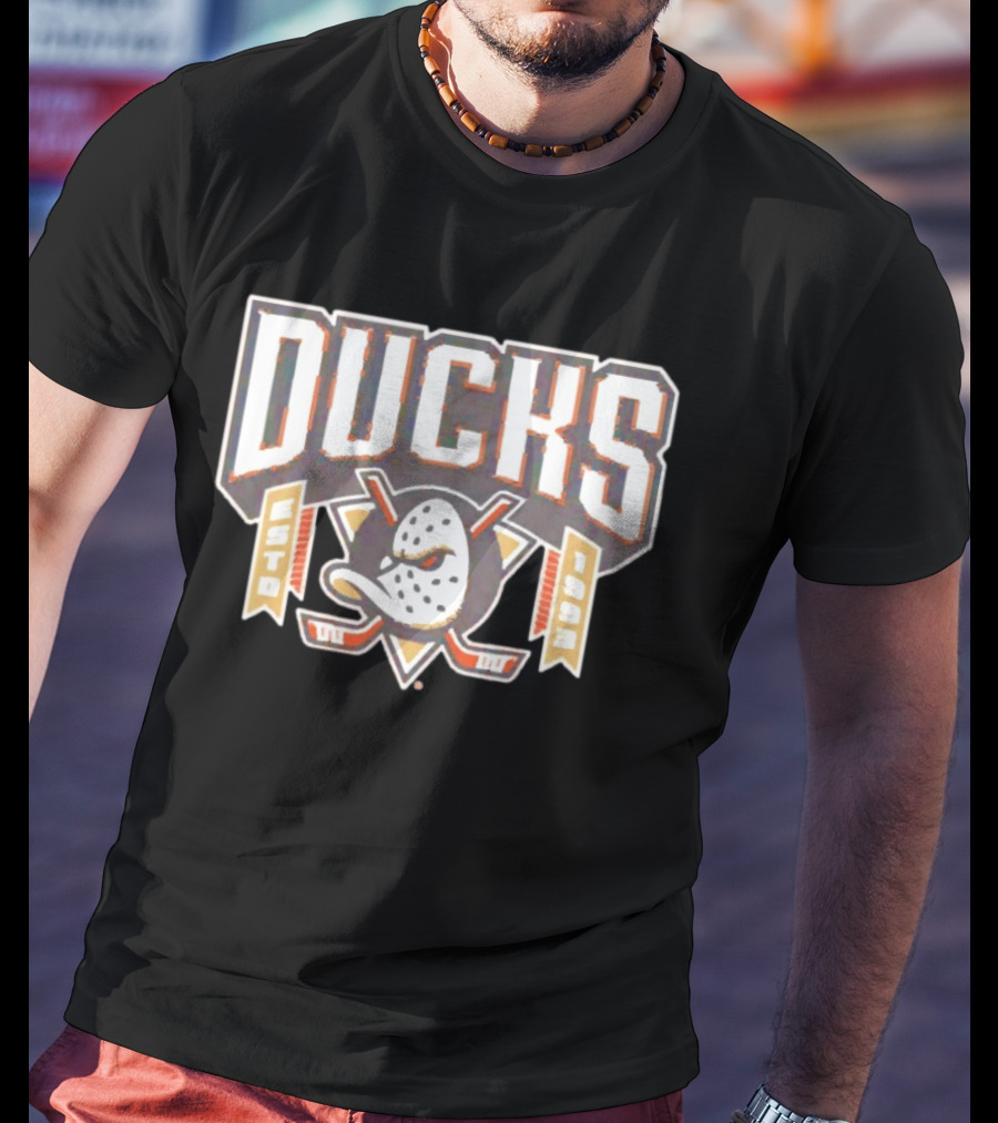 Raise The Banners Anaheim Ducks Est 1993 Retro Hockey T-Shirt