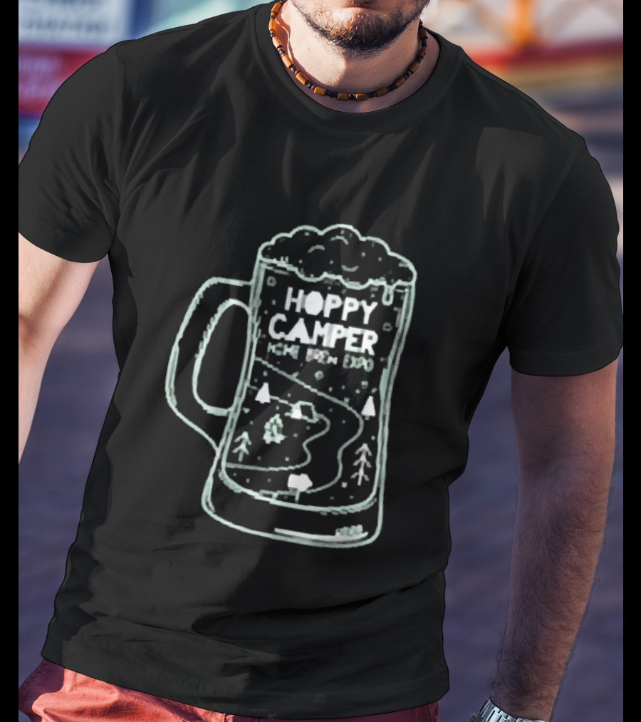 Hoppy Camper Home Brew Expo Beer Adventure T-Shirt
