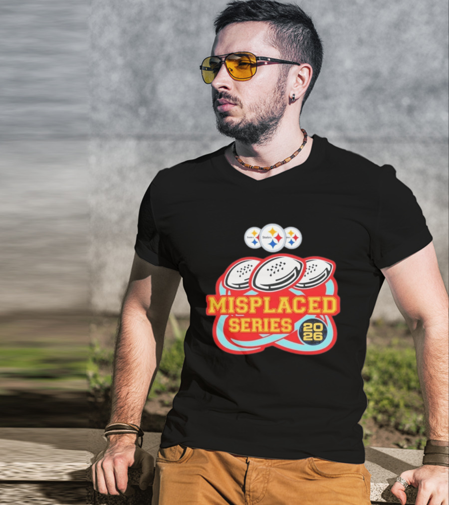 Steelers Misplaced Series 2026 Football Trio T-Shirt