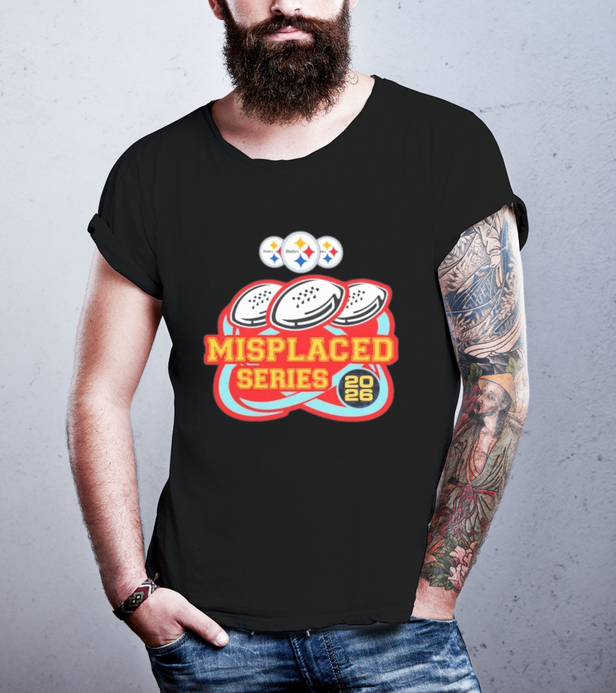 Steelers Misplaced Series 2026 Football Trio T-Shirt