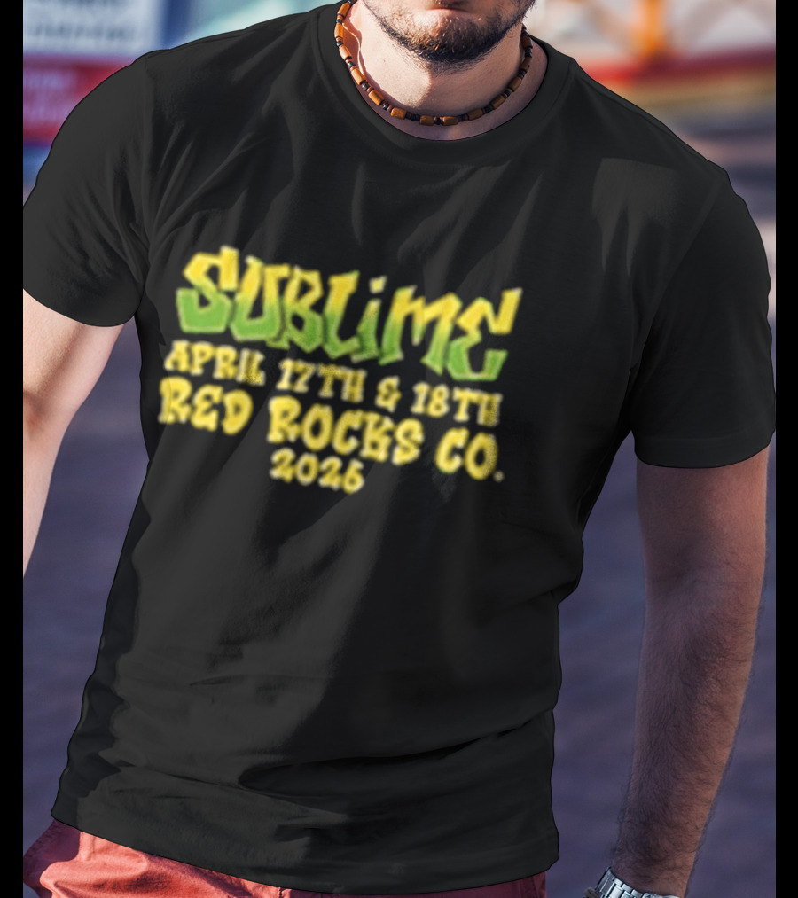 Sublime April 17th & 18th Red Rocks CO 2026 T-Shirt