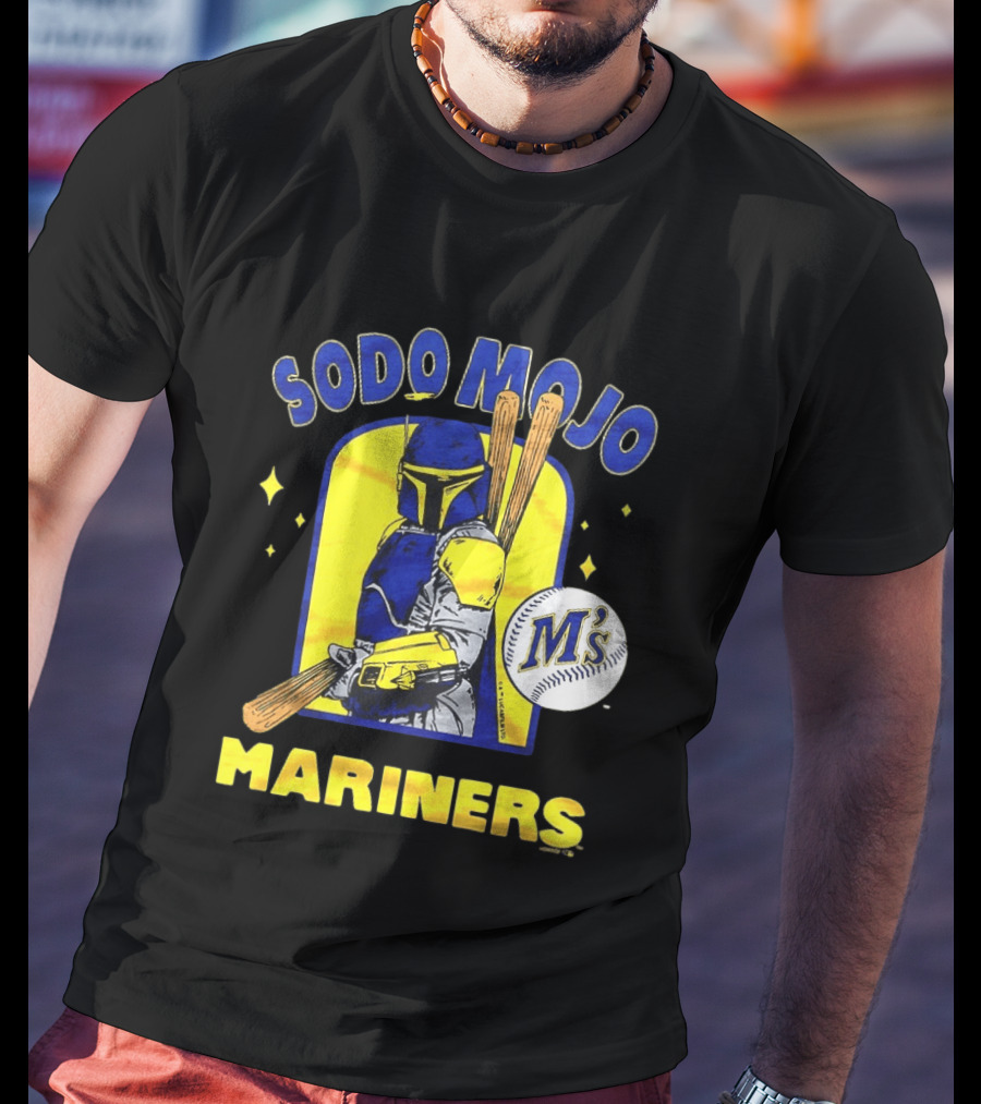 Sodo Mojo Mariners Star Wars M's Baseball T-Shirt