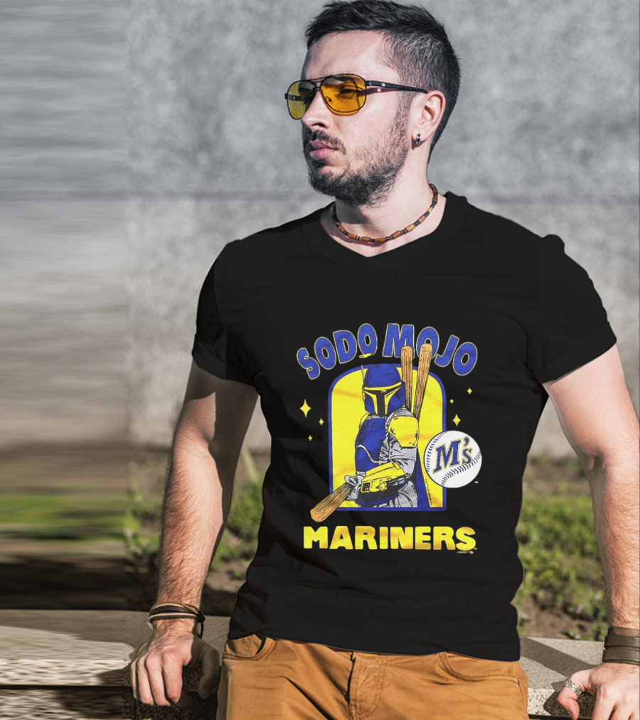 Sodo Mojo Mariners Star Wars M's Baseball T-Shirt