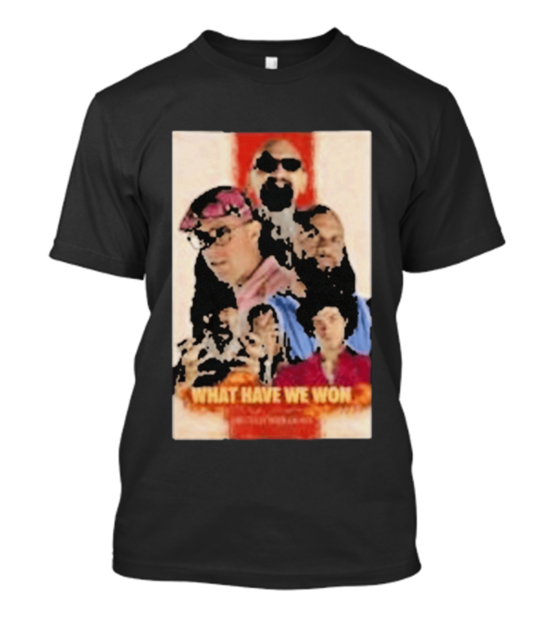 What Have We Won Marshmallow Napalm Band Members Collage T-Shirt