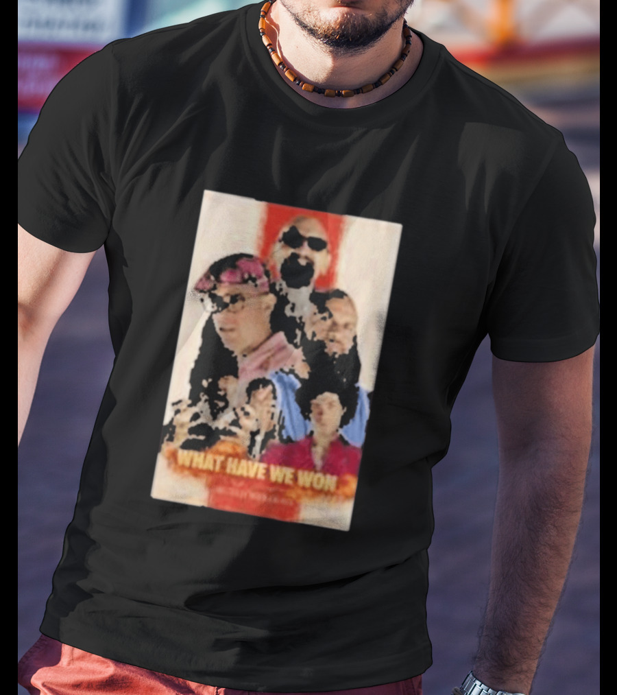 What Have We Won Marshmallow Napalm Band Members Collage T-Shirt