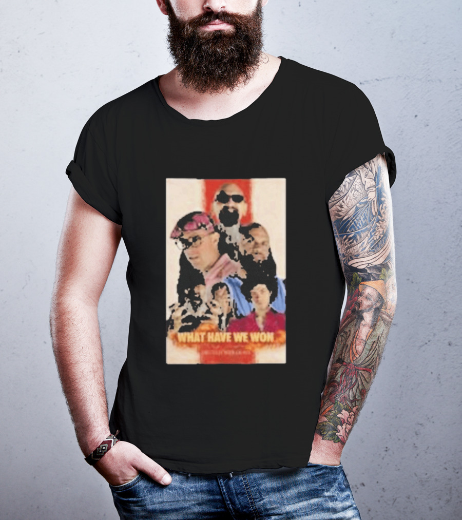 What Have We Won Marshmallow Napalm Band Members Collage T-Shirt