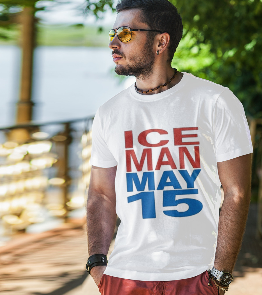Iceman May 15 Bold Red Blue T-Shirt