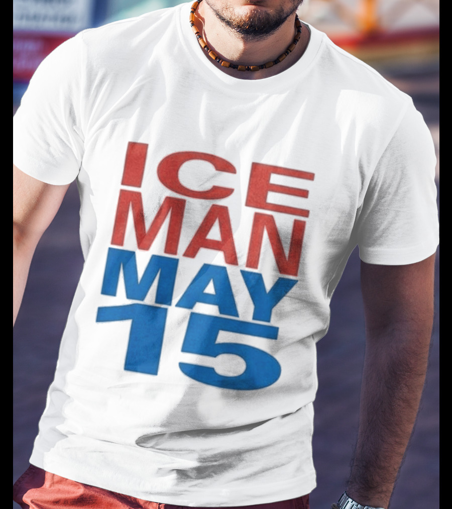 Iceman May 15 Bold Red Blue T-Shirt