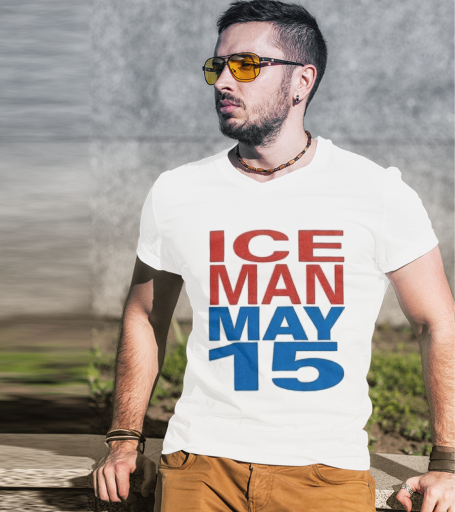 Iceman May 15 Bold Red Blue T-Shirt