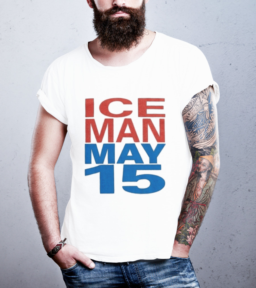 Iceman May 15 Bold Red Blue T-Shirt