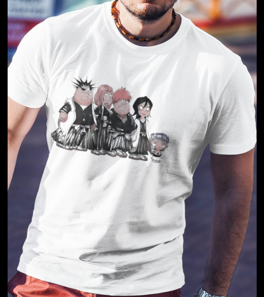 Family Guy Bleach Soul Reapers Crossover Characters T-Shirt