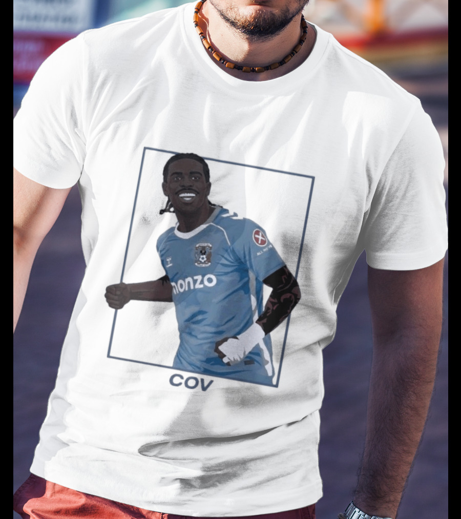 Coventry City FC Haji Wright Monzo Sponsor Premier League Comeback T-Shirt