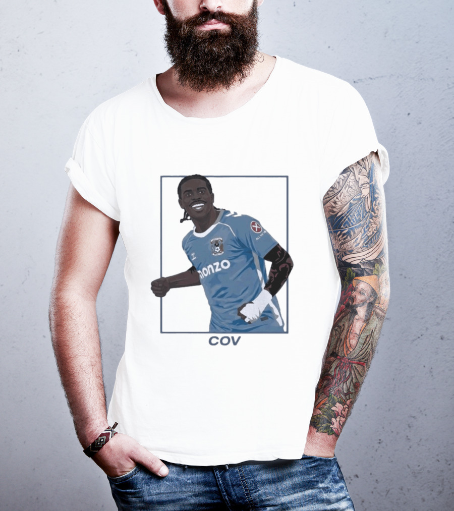 Coventry City FC Haji Wright Monzo Sponsor Premier League Comeback T-Shirt
