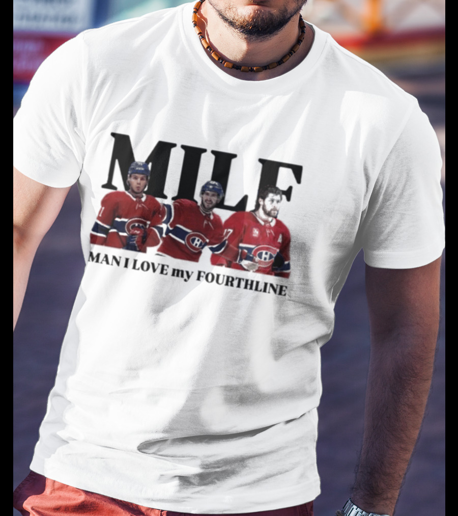 Milf Man I Love My Fourthline Montreal Canadiens Players T-Shirt