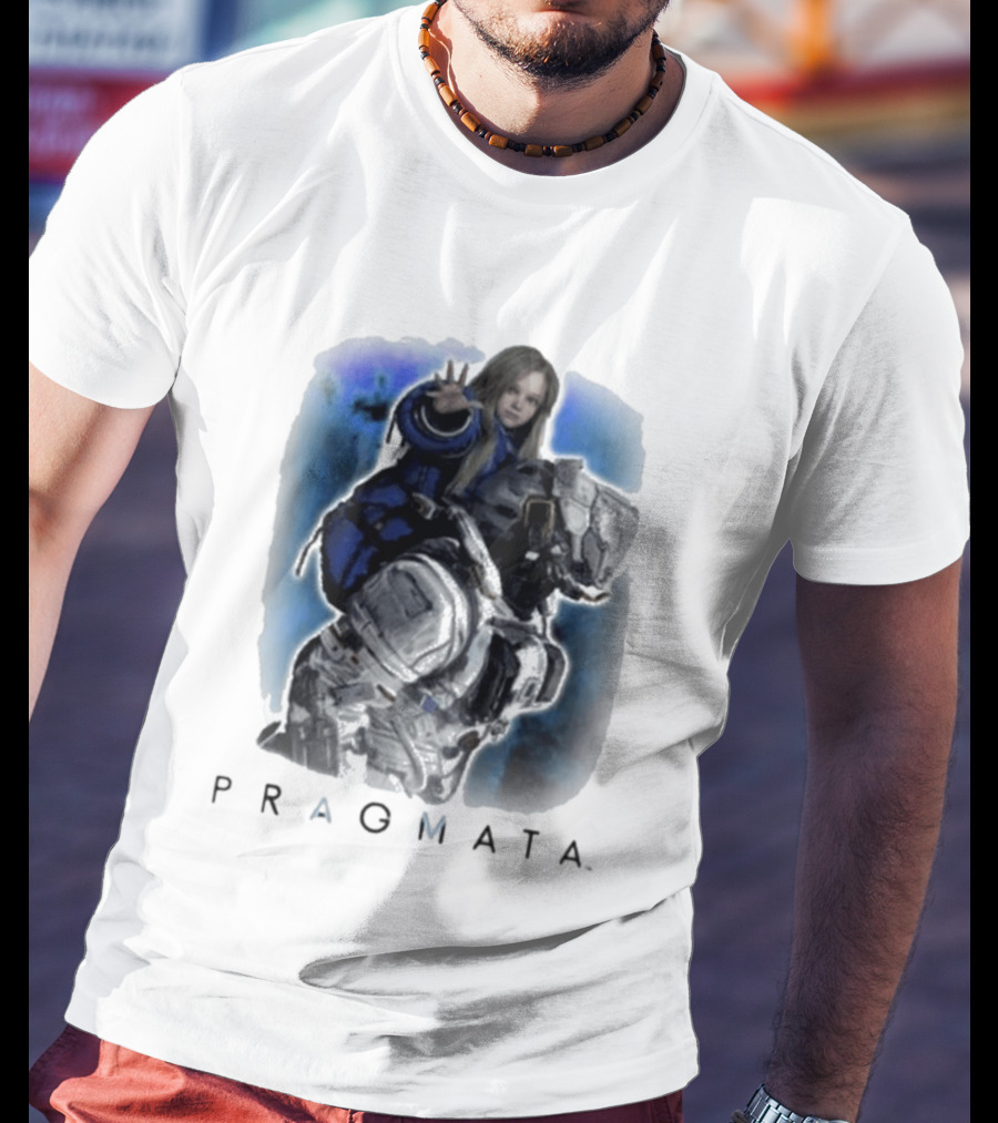 PRAGMATA Futuristic Sci Fi Adventure T-Shirt