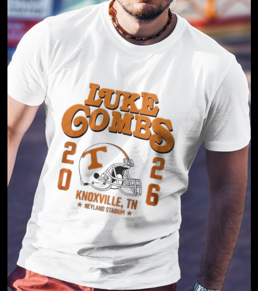 Luke Combs Tennessee Volunteers Knoxville Concert 2026 Stadium Tour T-Shirt