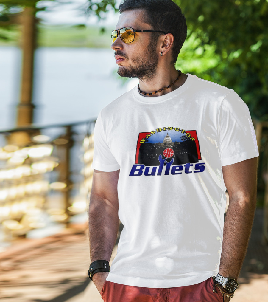 Washington Bullets Capitol Basketball T-Shirt