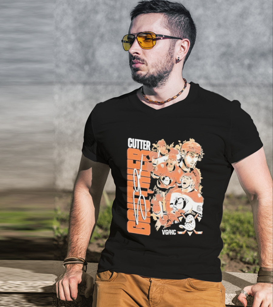 Anaheim Ducks Cutter The Sniper Hockey Collage 2026 T-Shirt