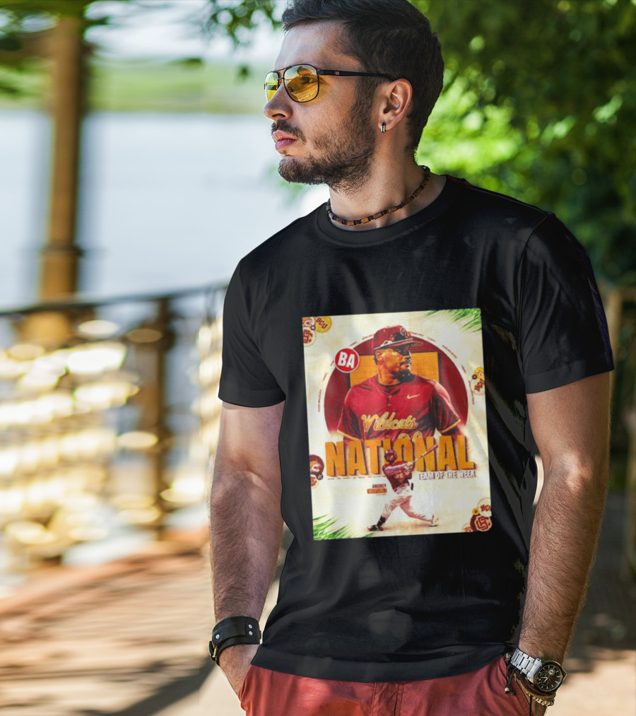 Andrey Martinez Wildcats National Team Of The Week Bethune Cookman T-Shirt