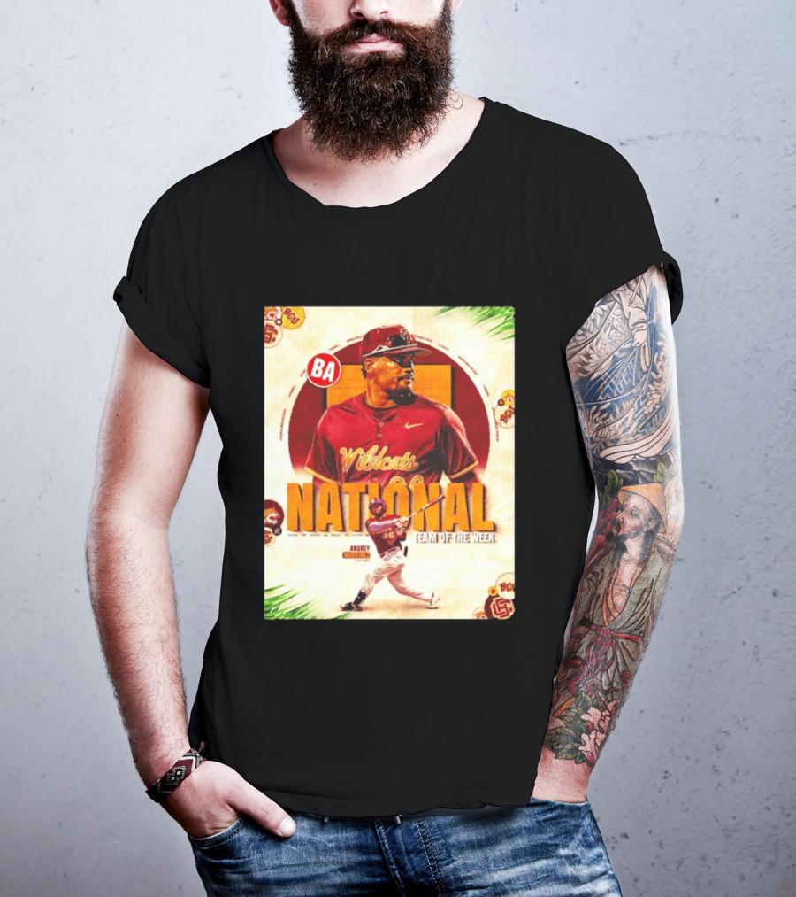 Andrey Martinez Wildcats National Team Of The Week Bethune Cookman T-Shirt