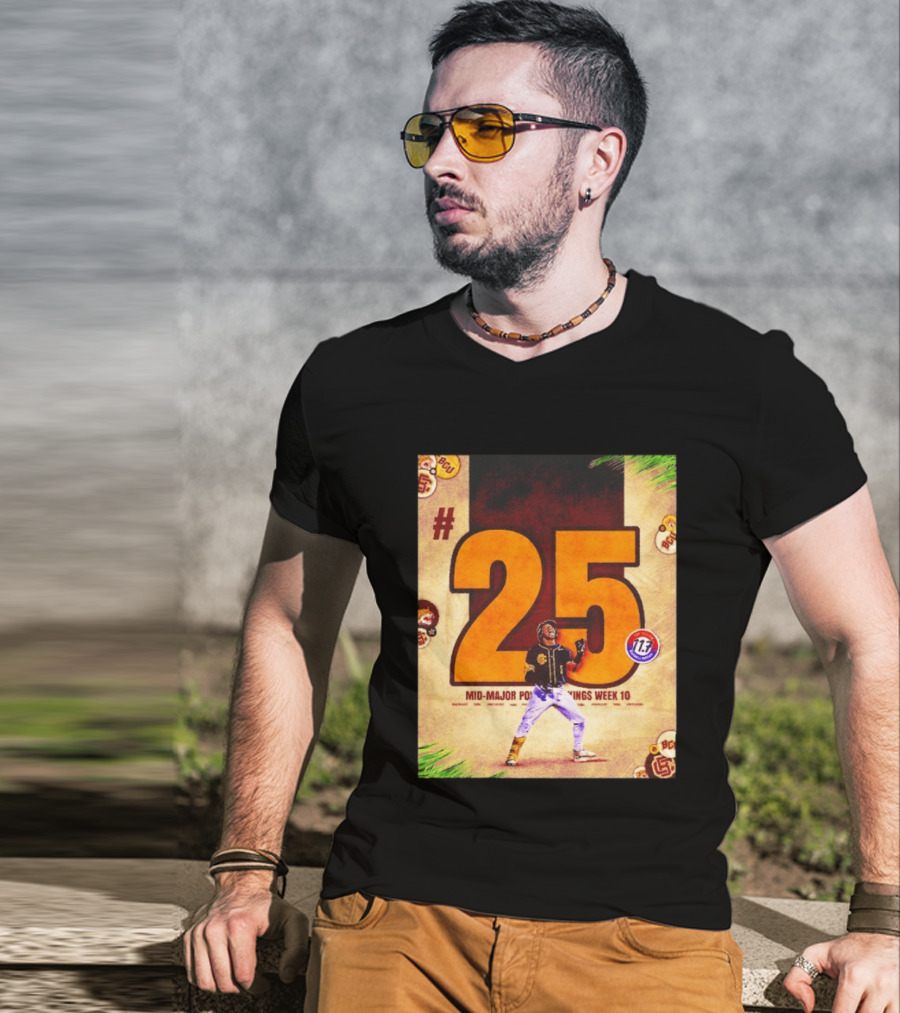 #25 Mid Major Power Rankings Week 10 Bethune Cookman Wildcats T-Shirt