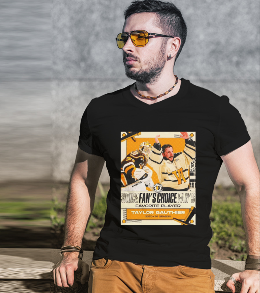 Taylor Gauthier Fan's Choice Favorite Player 2025 26 Season T-Shirt