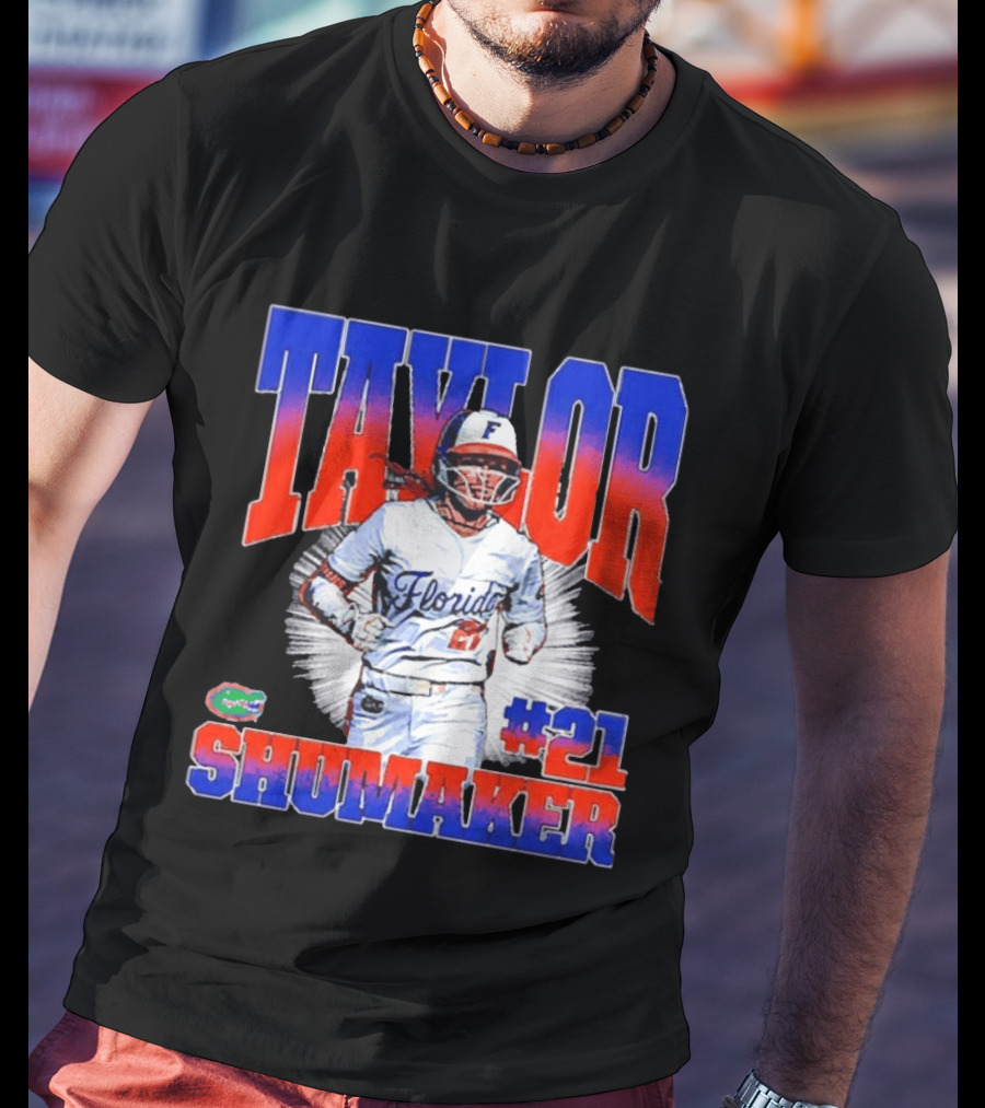 Florida Gators Taylor Shumaker NCAA Softball #21 T-Shirt