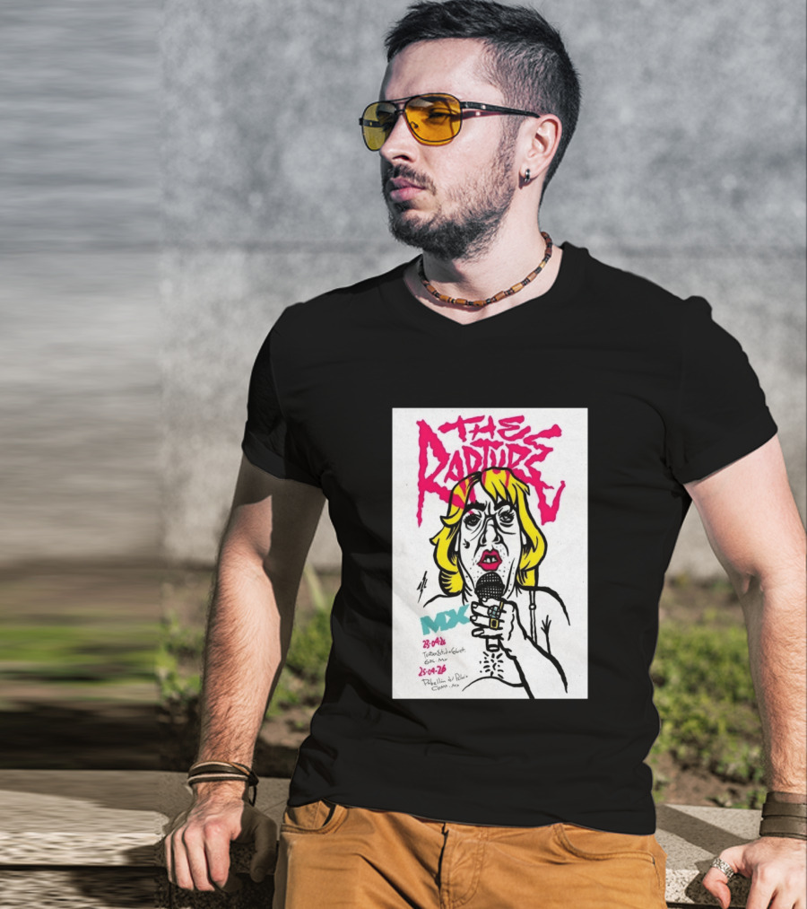 The Rapture 2026 México Tour Art MDX April 23 25 Live Performance T-Shirt