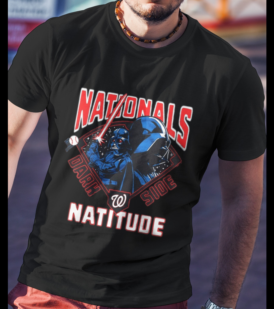 Nationals Natitude Dark Side Darth Vader Star Wars T-Shirt