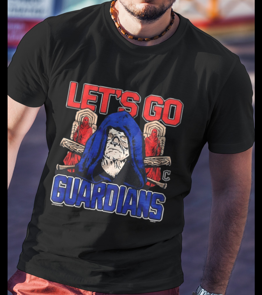 Let's Go Guardians Cleveland Baseball Sheev Palpatine Star Wars T-Shirt