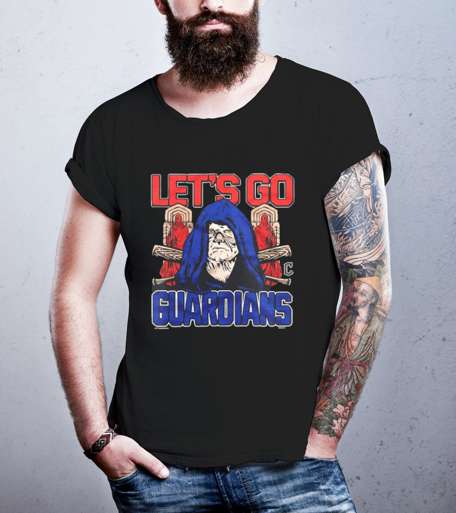 Let's Go Guardians Cleveland Baseball Sheev Palpatine Star Wars T-Shirt