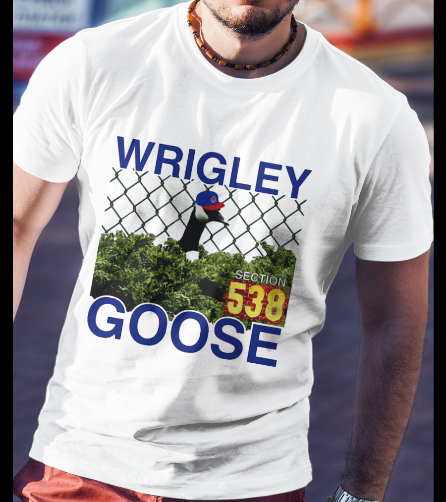 Wrigley Goose Section 538 Chicago Cubs MLB T-Shirt