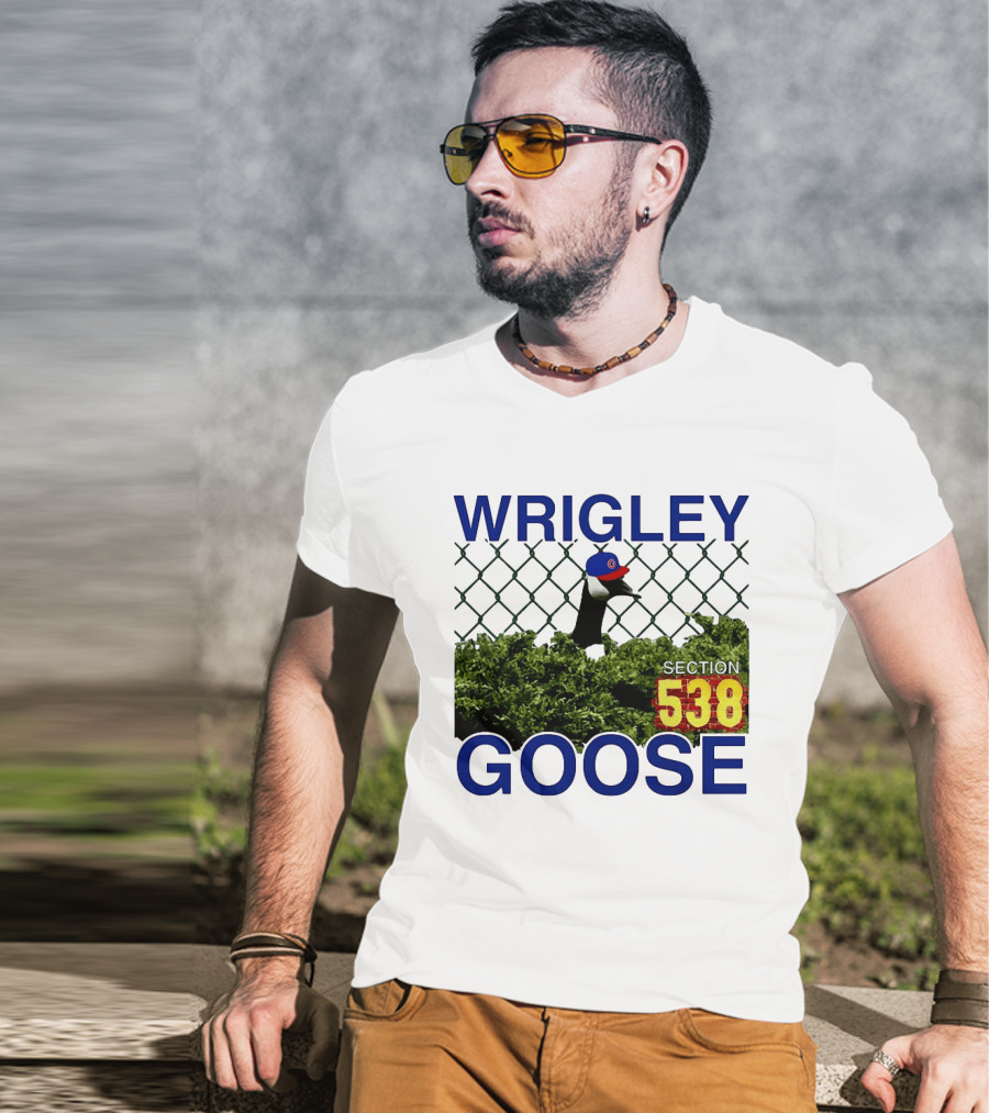Wrigley Goose Section 538 Chicago Cubs MLB T-Shirt