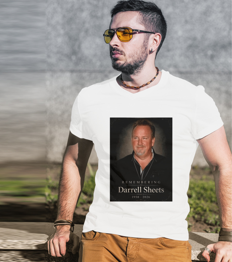 Remembering Darrell Sheets 1958 2026 Memorial T-Shirt