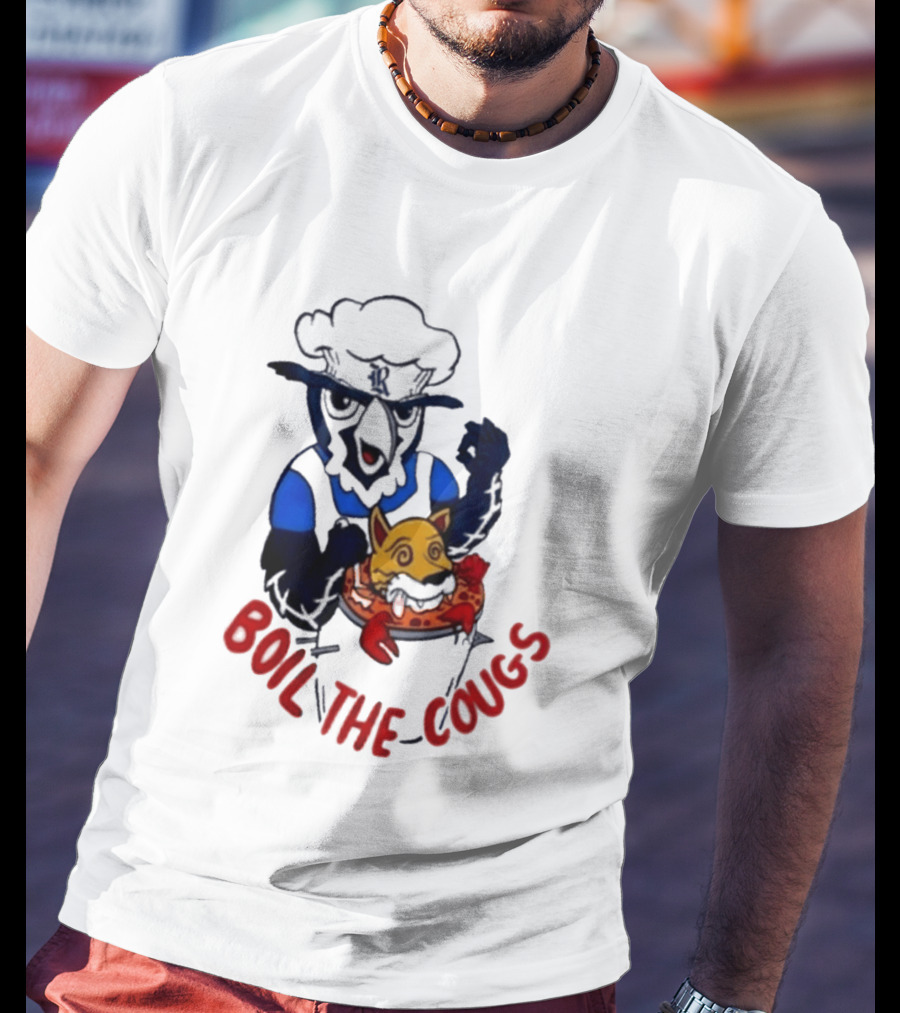 Rice Baseball Owl Cooking Boil The Cougs T-Shirt