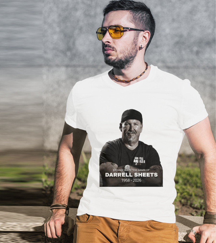 Storage Wars The Gambler Darrell Sheets 1958 2026 T-Shirt