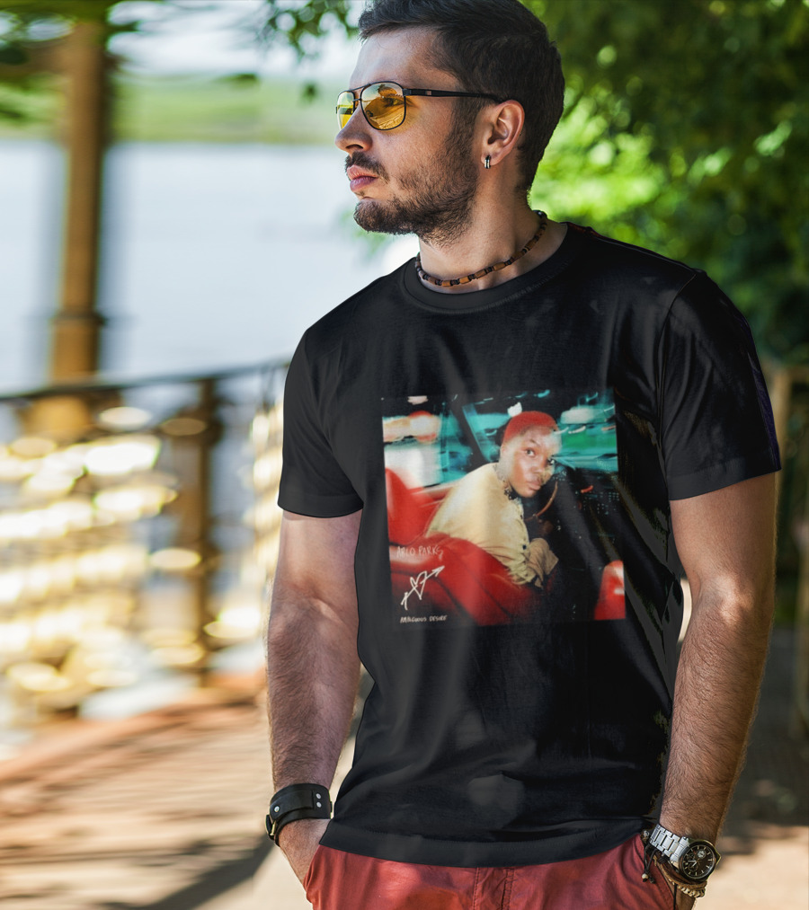 Arlo Parks Ambiguous Desire Heart Signature Vibrant Driving Scene T-Shirt