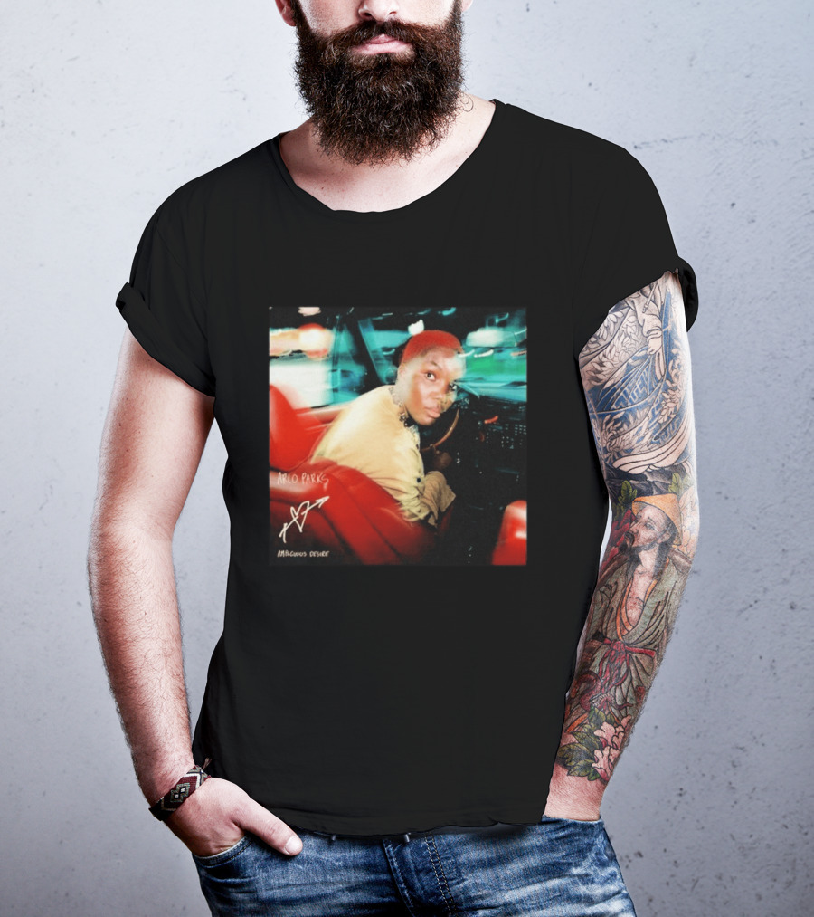 Arlo Parks Ambiguous Desire Heart Signature Vibrant Driving Scene T-Shirt