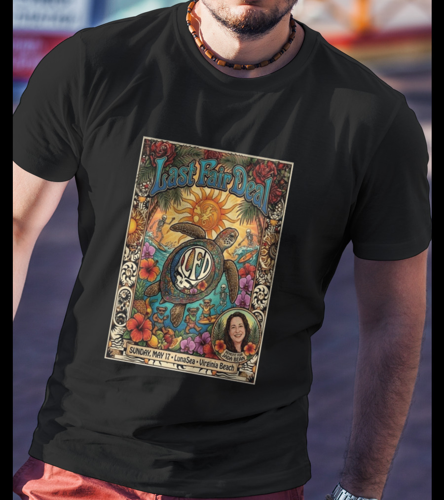 Last Fair Deal Virginia Beach LunaSea Turtle LFD May 17 2026 Benefit For Jada Bean T-Shirt