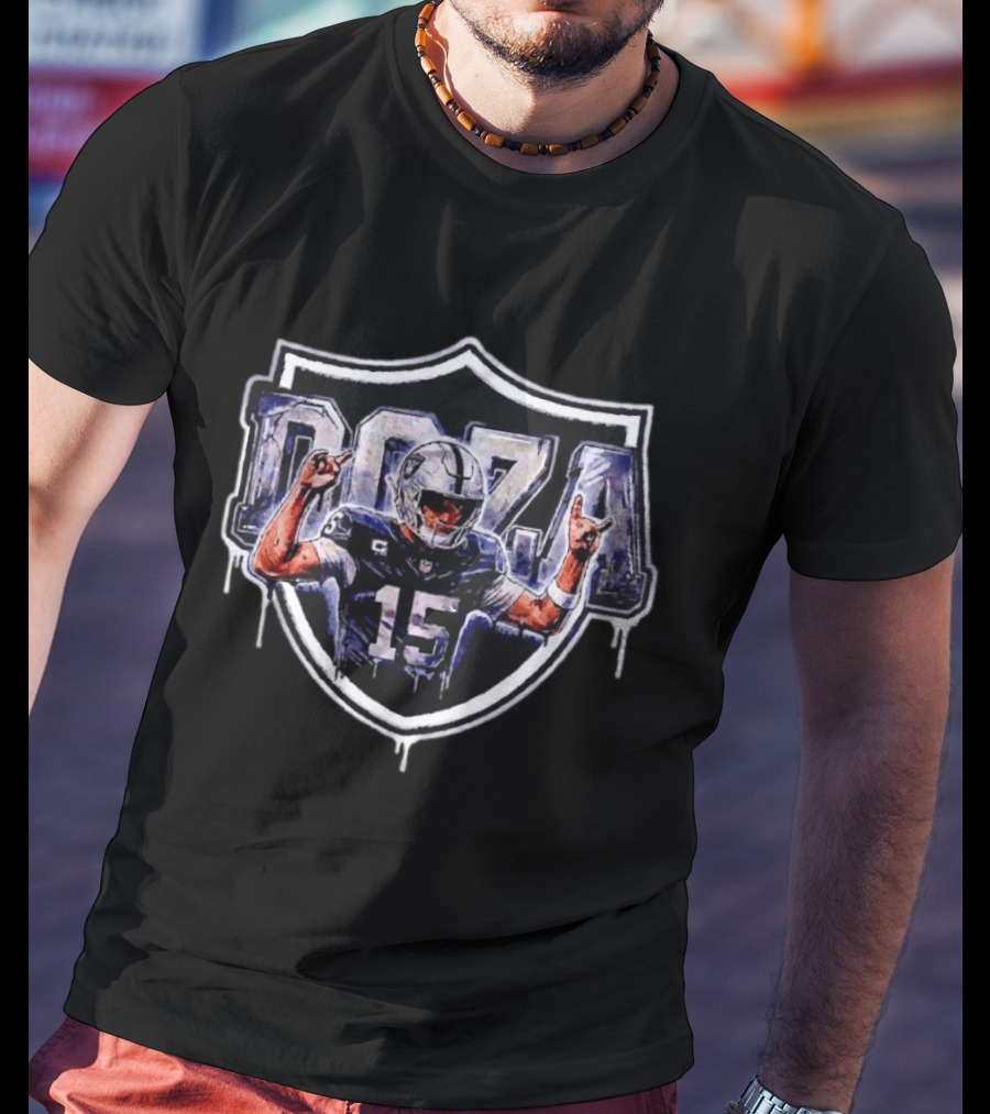 Doza 15 Las Vegas Raiders Football Quarterback T-Shirt