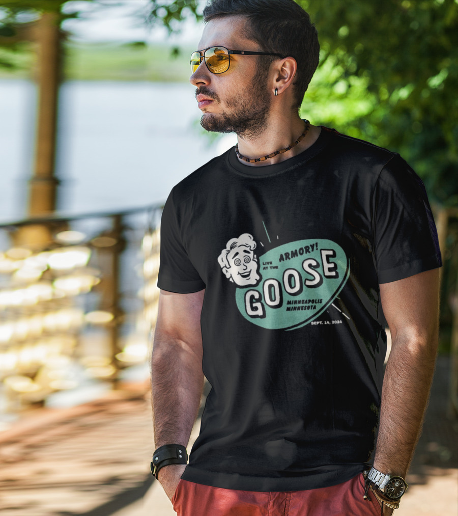 Live At The Armory Goose Minneapolis Minnesota Sept 14 2024 Event T-Shirt