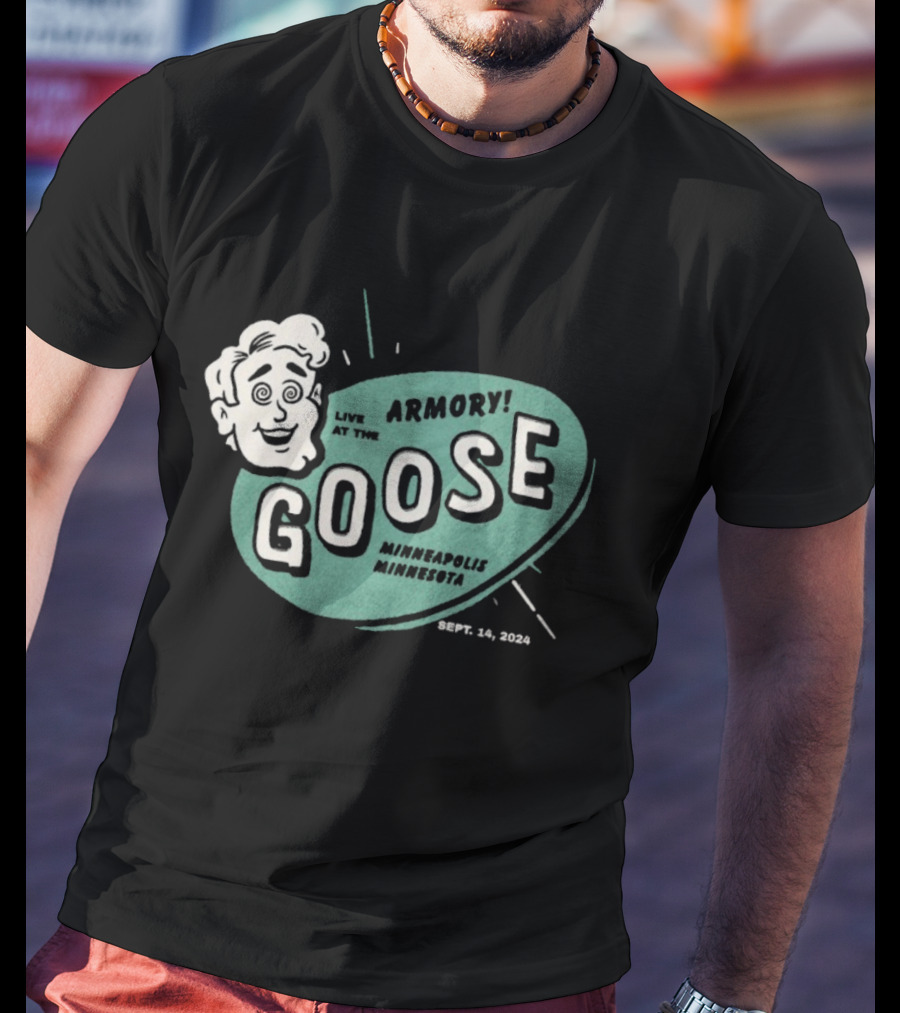 Live At The Armory Goose Minneapolis Minnesota Sept 14 2024 Event T-Shirt