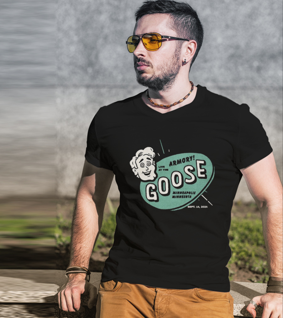 Live At The Armory Goose Minneapolis Minnesota Sept 14 2024 Event T-Shirt