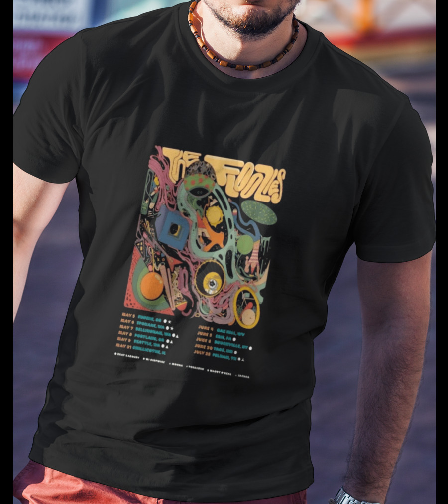 The Floozies Summer 2026 Tour Eugene Spokane Bend Portland Seattle Charlottesville Dates T-Shirt