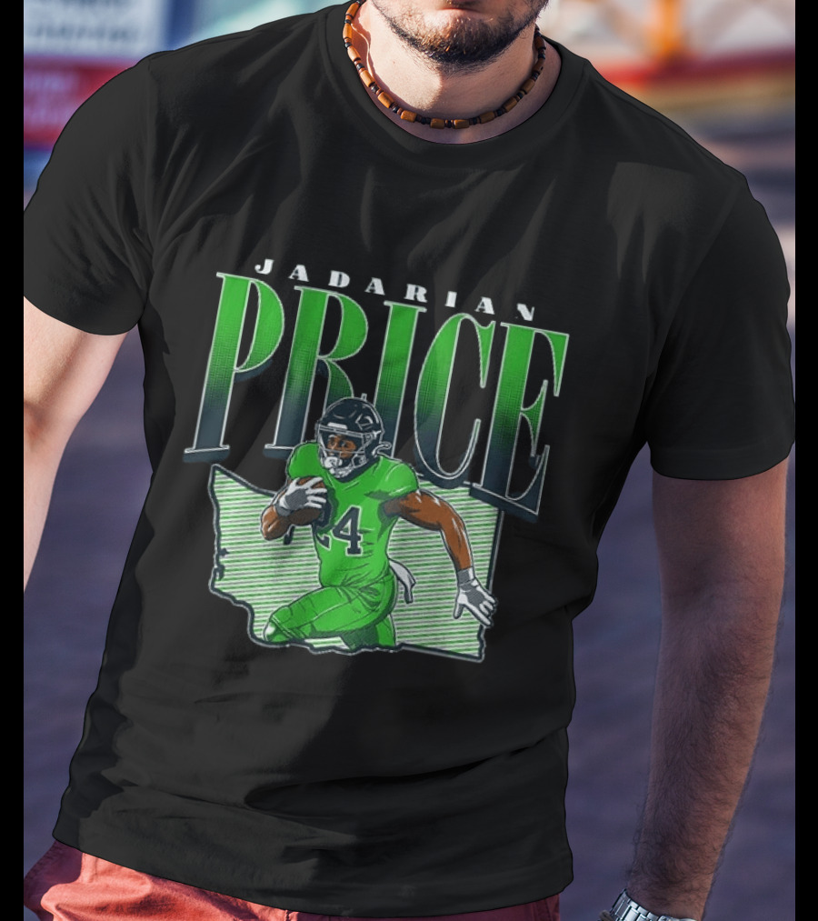 Jadarian Price Seattle Football 2026 Draft Prospect Player T-Shirt