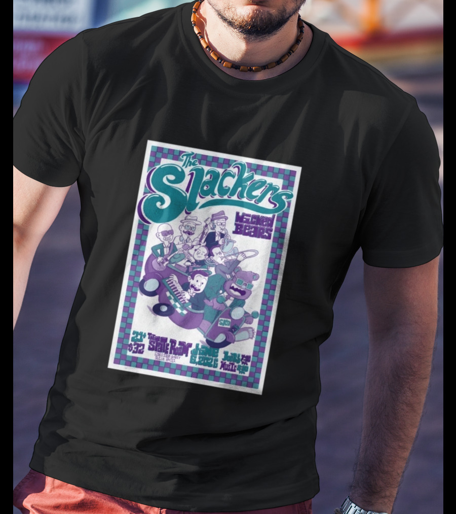 The Slackers Wocked Bears Concert June 6 2026 The State Room Salt Lake City T-Shirt