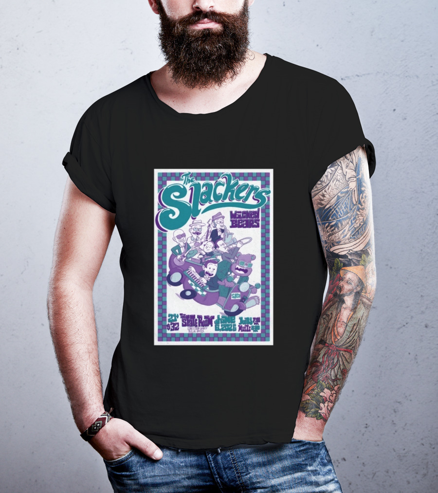The Slackers Wocked Bears Concert June 6 2026 The State Room Salt Lake City T-Shirt