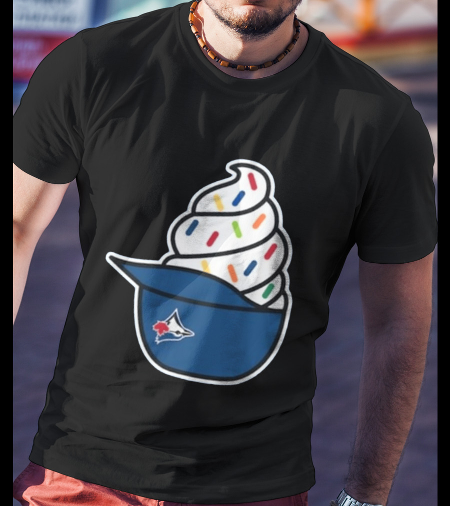 2026 Blue Jays Ice Cream Helmet Toronto Baseball Fan Cap Sundae T-Shirt