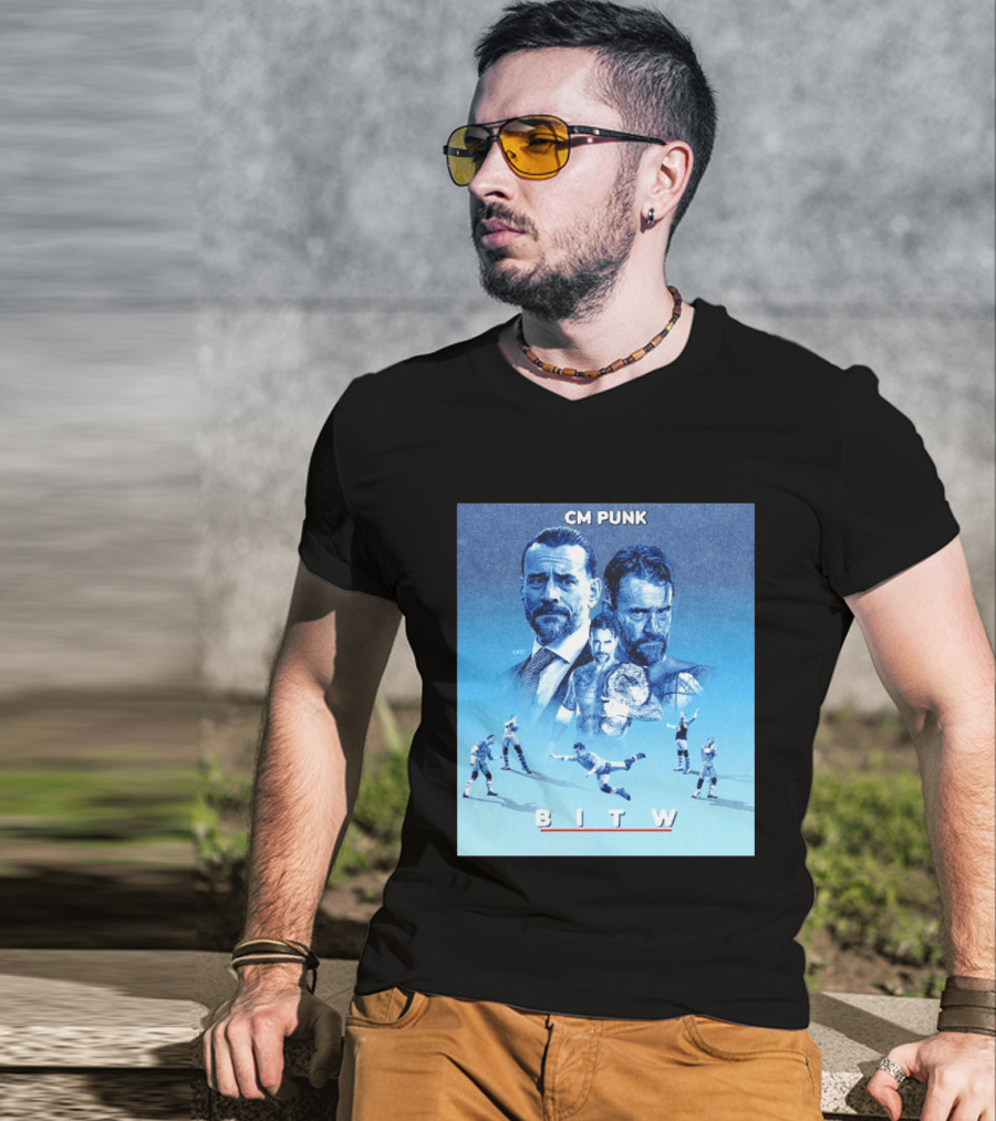 CM Punk BITW Wrestling Champion T-Shirt