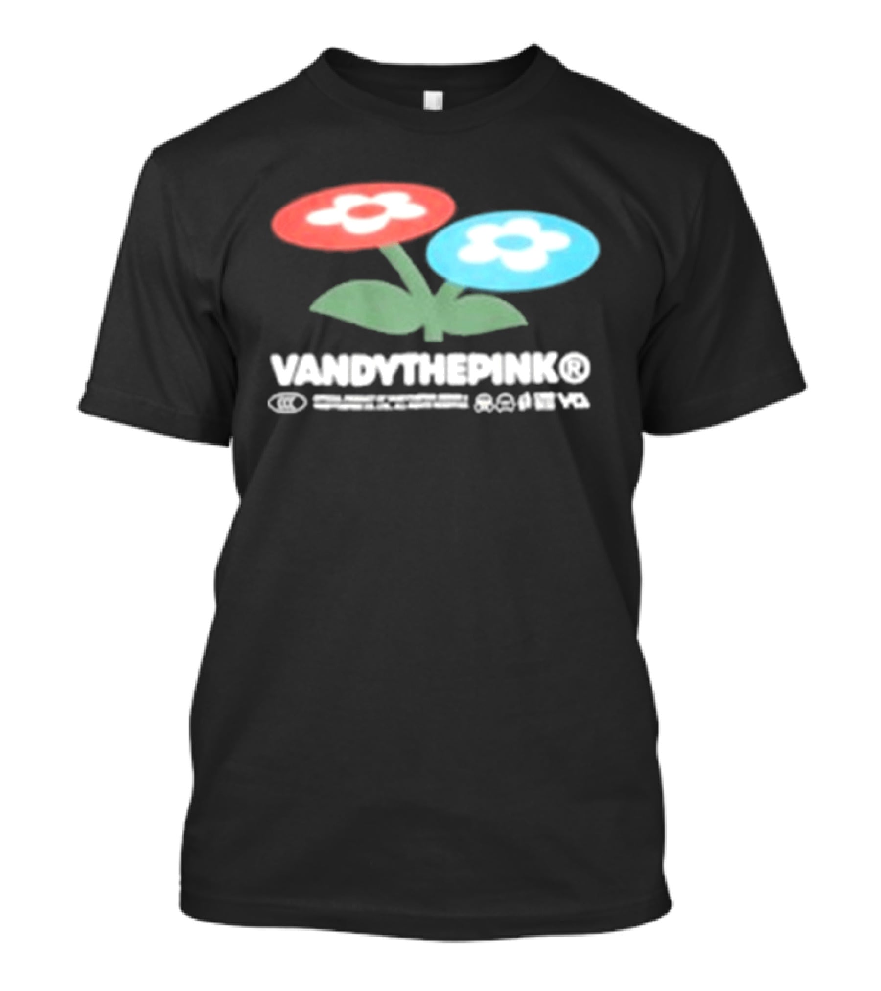 Vandy The Pink Two Flower Chromosome 00892HS Flowerbio T-Shirt